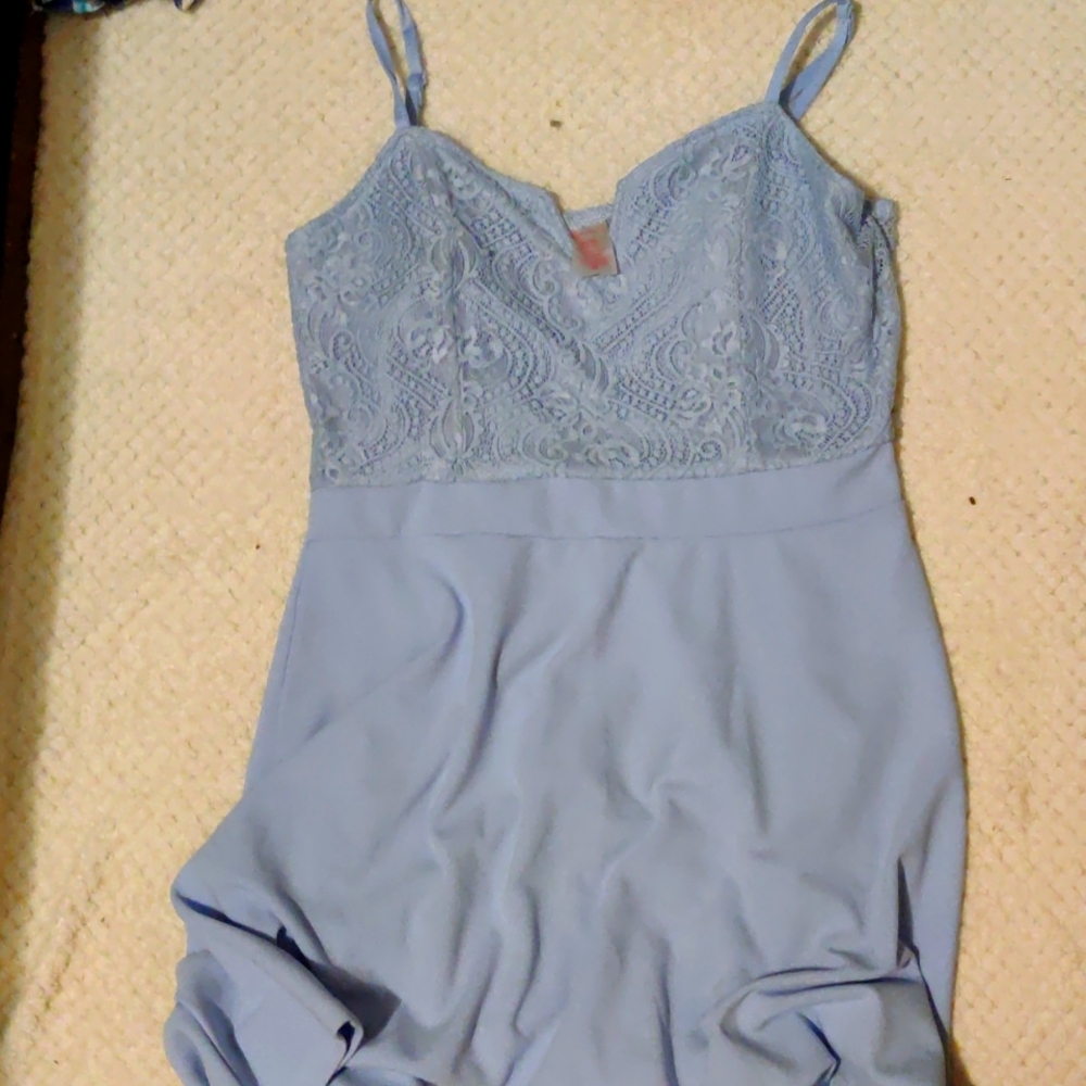 A no boundaries knee length dress